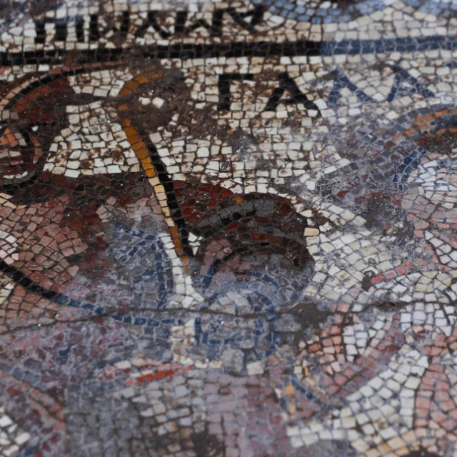 Ανακαλύφθηκε σπάνιο ψηφιδωτό με αρχαίους Έλληνες, ήρωες του Τρωικού Πολέμου και Αμαζόνες